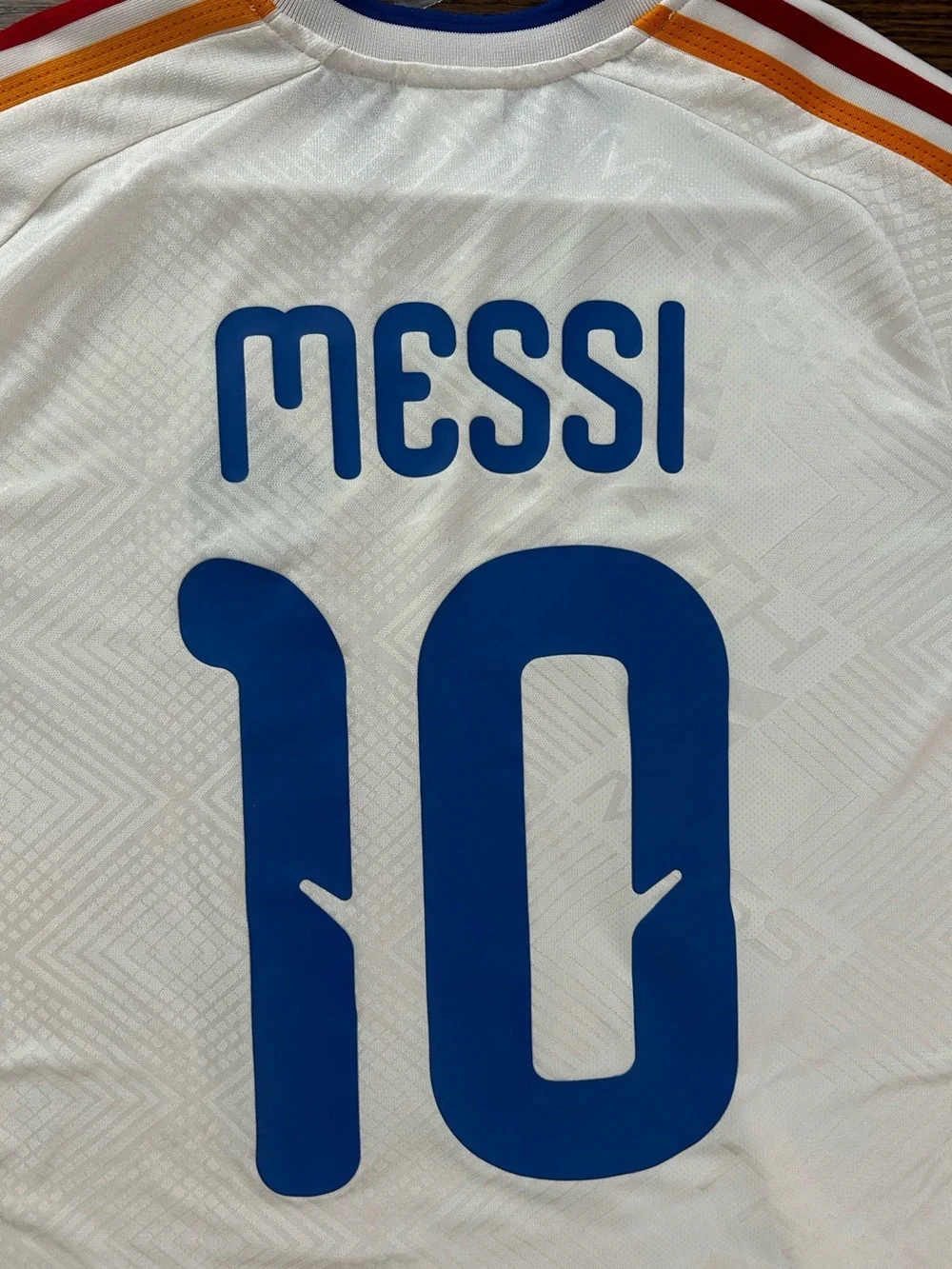 Kith x adidas Messi jersey chalk white